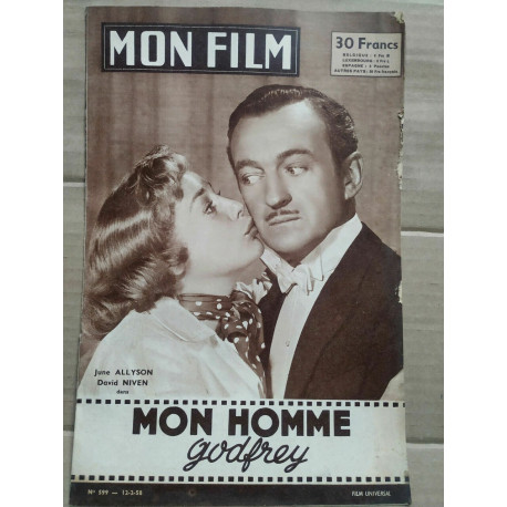 Mon Film n 599 Mon homme godfrey 12 2 1958