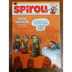 Spirou n3798 Spécial Angoulême le président Baru na rien oublié