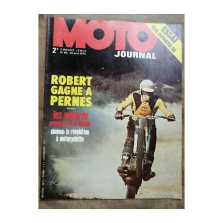 Moto Journal Nº 65 20 Avril 1972