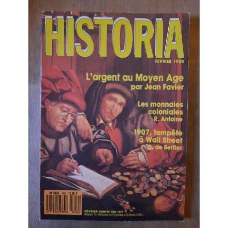 Historia Nº 494 L'argent au Moyen Age Février 1988