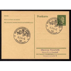 Ganzsache PFAFFENHOFEN Cachet Spécial 250243 WW2