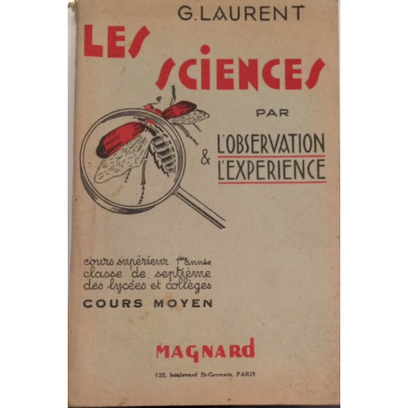 LES SCIENCES PAR L'OBSERVATION et L'EXPERIENCE - COURS MOYEN