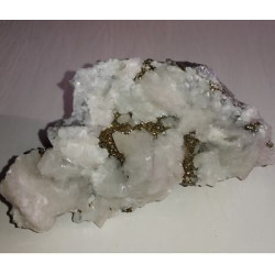 Pyrite sur calcite RCPAM4 200g 110mm54mm