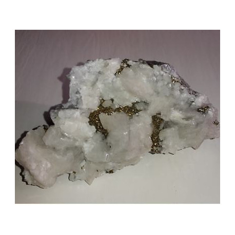 Pyrite sur calcite RCPAM4 200g 110mm54mm