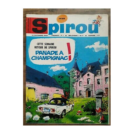 Spirou n 1539 12 Octobre 1967