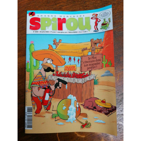 Spirou n3668 du 30 juillet 2008