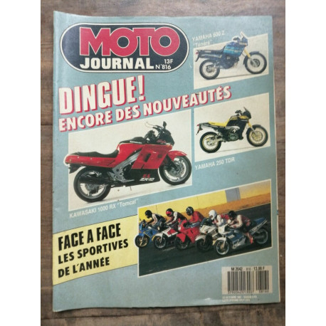 Moto Journal Nº 816 22 Octobre 1987