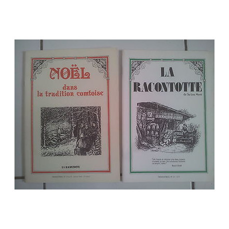 lot 2 revues LA RACONTOTTE de su lou Mont 2324 et 25 Franche Comté