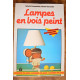 Lampes en bois peint