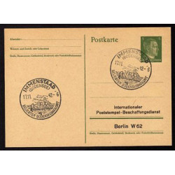 Ganzsache IMMENSTAAD 17.11.42 Poststempel Berlin W 62