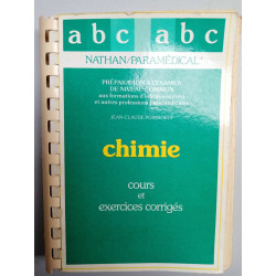 abc Chimie Cours et exercices corrigés nathanparamédical