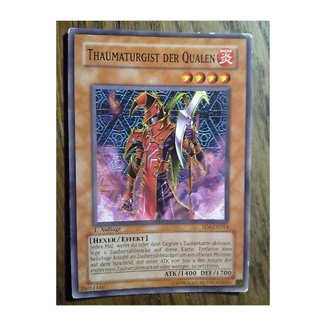 Thaumaturgist der Qualen SD6-DE014 Yu-Gi-Oh