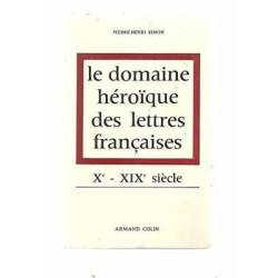 Simon área Heroica Las Letras Francesa x xixème