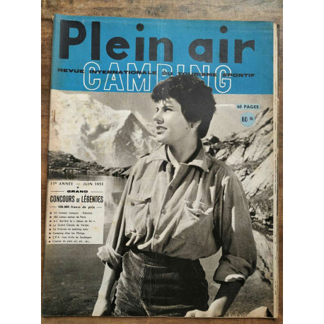 Plein Air Camping Juin 1953 Revue internationale du tourisme sportif