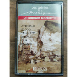 Les génies de la musique - Un Bouquet d'opérettes Cassette Audio-K7