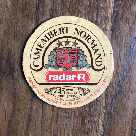 CAMEMBERT NORMAND - radar