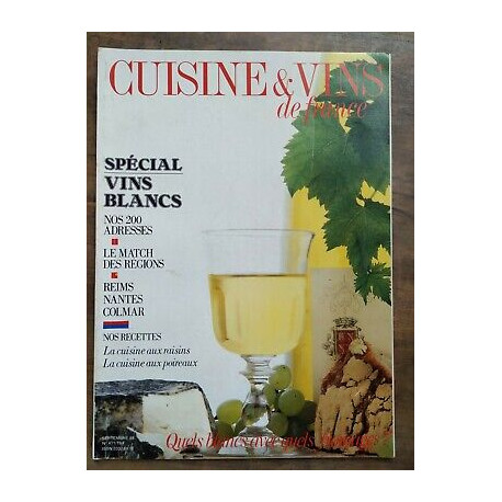 Cuisine et Vins de France Nº 411 Septembre 1985