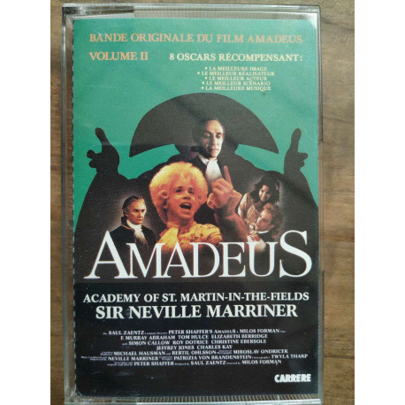 Bande Originale du Film Amadeus Volume 2 Cassette Audio-K7