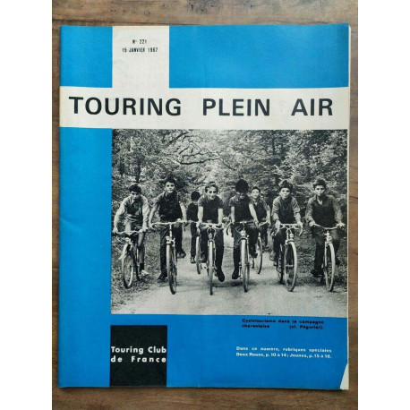 Touring Plein Air Nº 221 Janvier 1967