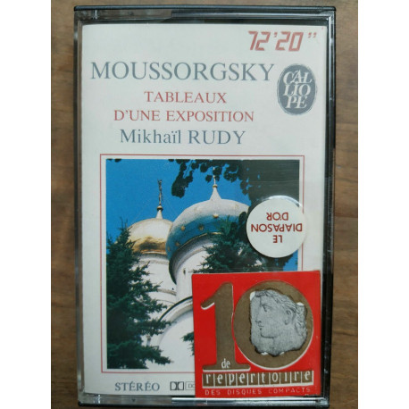 Moussorgsky Tableaux d'une exposition - Mikhail Rudy Cassette Audio-K7