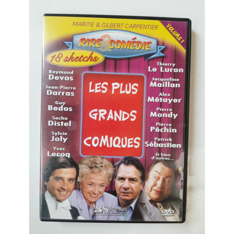 DVD-Rire Comédie Les Plus Grands Comeques 18 Sketchs