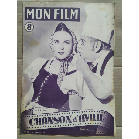 Mon Film n 52 Chanson d'avril 23 Juillet 1947