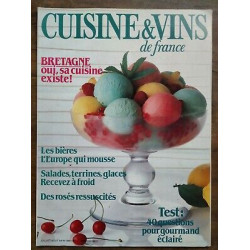 Cuisine et Vins de France Nº 399 juillet août 1984