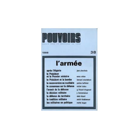 Pouvoirs - L'armée