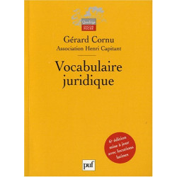 Vocabulaire juridique