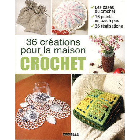 36 créations pour la maison au crochet