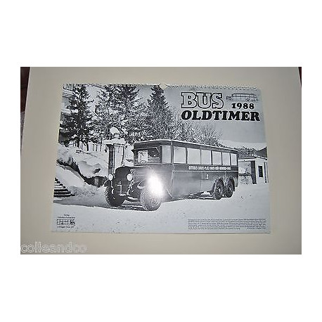 calendrier kalender BUS OLDTIMER verkehrs fotoarchiv j Biegger Uster