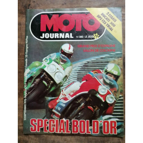 Moto Journal Nº 282 23 Septembre 1976