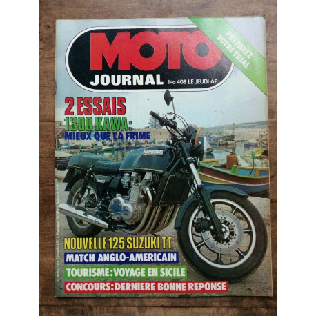 Moto Journal Nº 408 19 Avril 1979