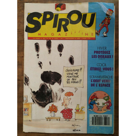 Magazine Spirou n2751 Janvier 1991