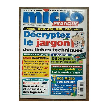 Micro Pratique Nº 33 Juin 1999