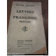 lettres à Françoise Maman