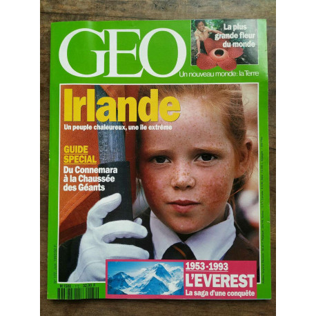 Magazine GEO n172 Juin 1993