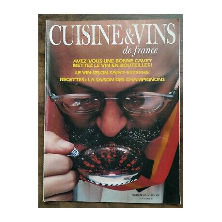 Cuisine et Vins de France Nº 379 Octobre 1982