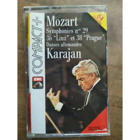 Mozart Symphonies Nos 29 36 et 38 - Karajan Cassette Audio-K7