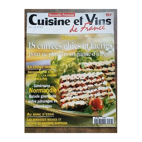 Cuisine et Vins de France Nº 59 maijuin 1999