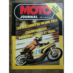 Moto Journal Nº 215 17 Avril 1975