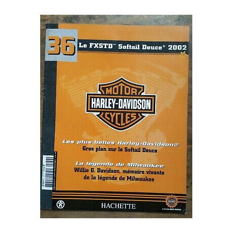 FXSTD Softail Deuce 2002 harley davidson Motorcycle Nº36 hachette 2001