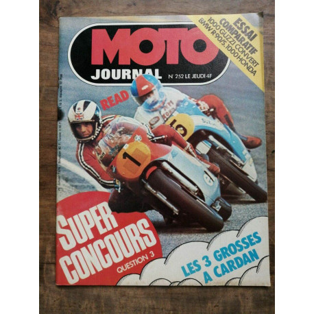 Moto Journal n 252 29 janvier 1976