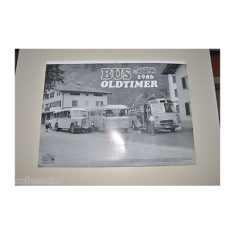 calendrier kalender BUS OLDTIMER verkehrs fotoarchiv j Biegger Uster