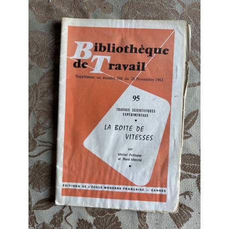 Bibliothèque de Travail n°506