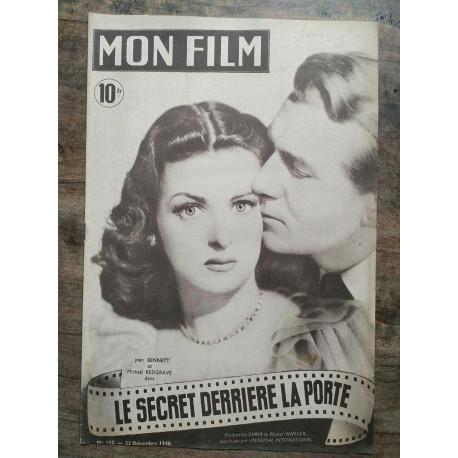 Mon Film n122 Le secret derrière la porte 22 Décembre 1948