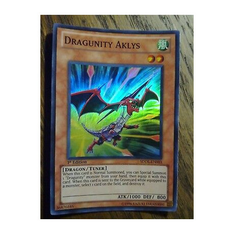 Dragunity Aklys SDDL-EN003 Yu-Gi-Oh