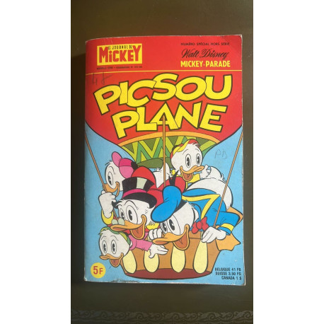 Le Journal de Mickey N° 1372 bis Spécial Hors Série : Picsou Plane