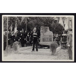 CPA Carte Photo seppois le bas 68 Monument du Char Novembre 1944...