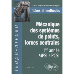 Mécanique des systèmes de points forces centrales : 1re année...